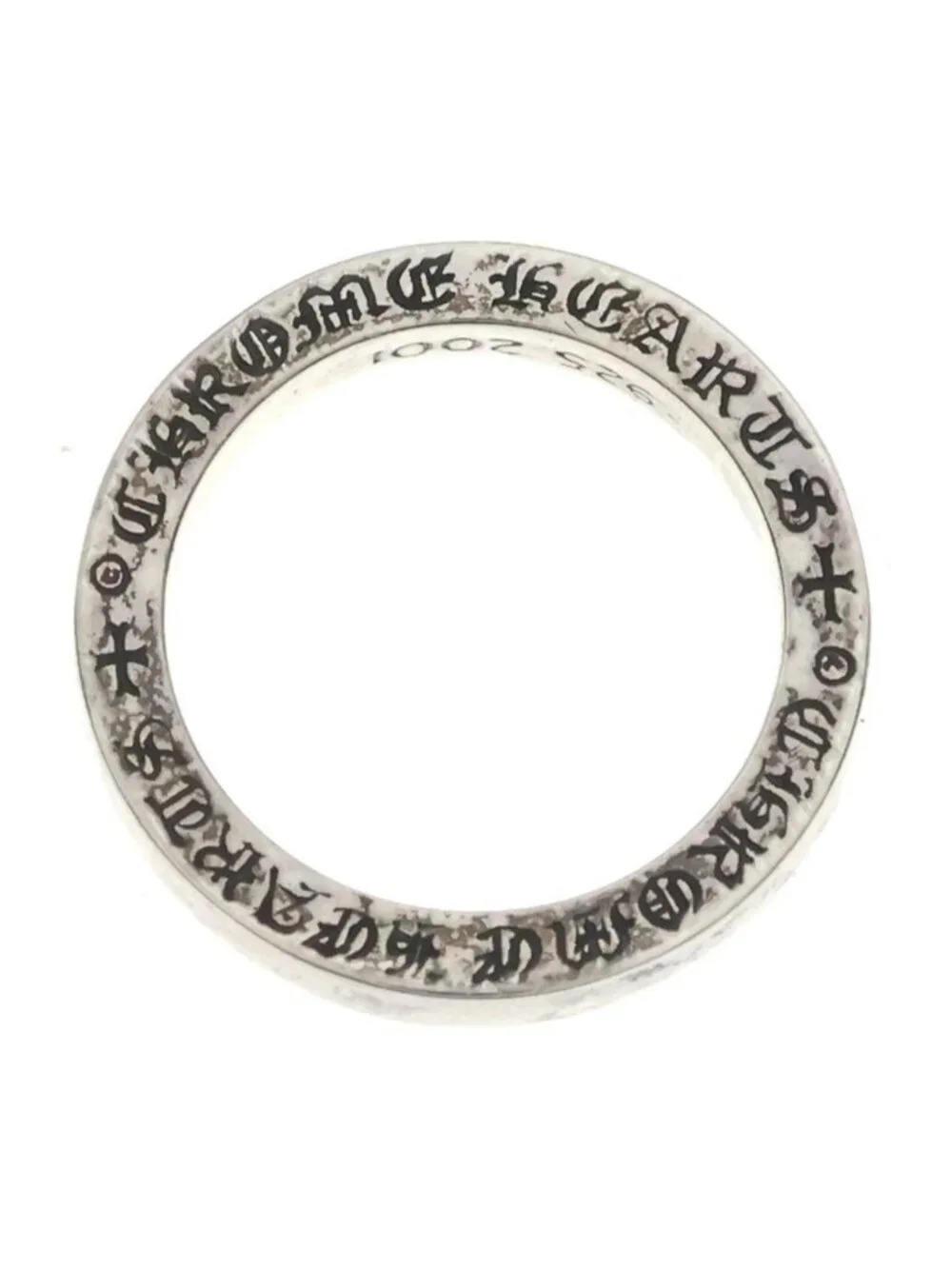 Chrome Hearts Spacer Pln Plain Ring Silver